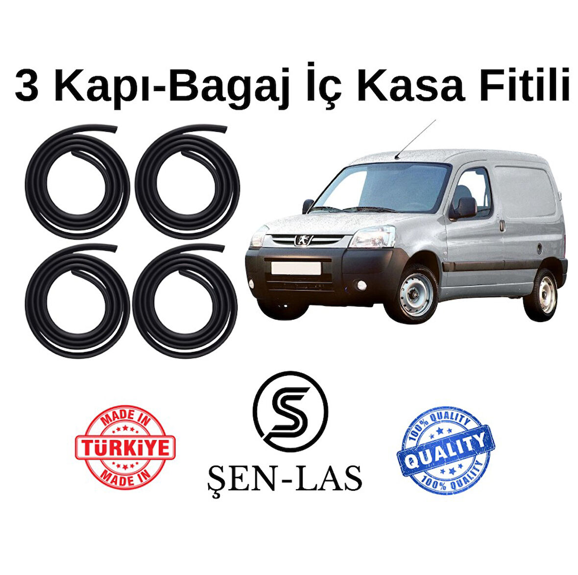 Peugeot Partner Panelvan (1996-2008) Şen-Las 3 Kapı + Bagaj Fitili ŞL39408