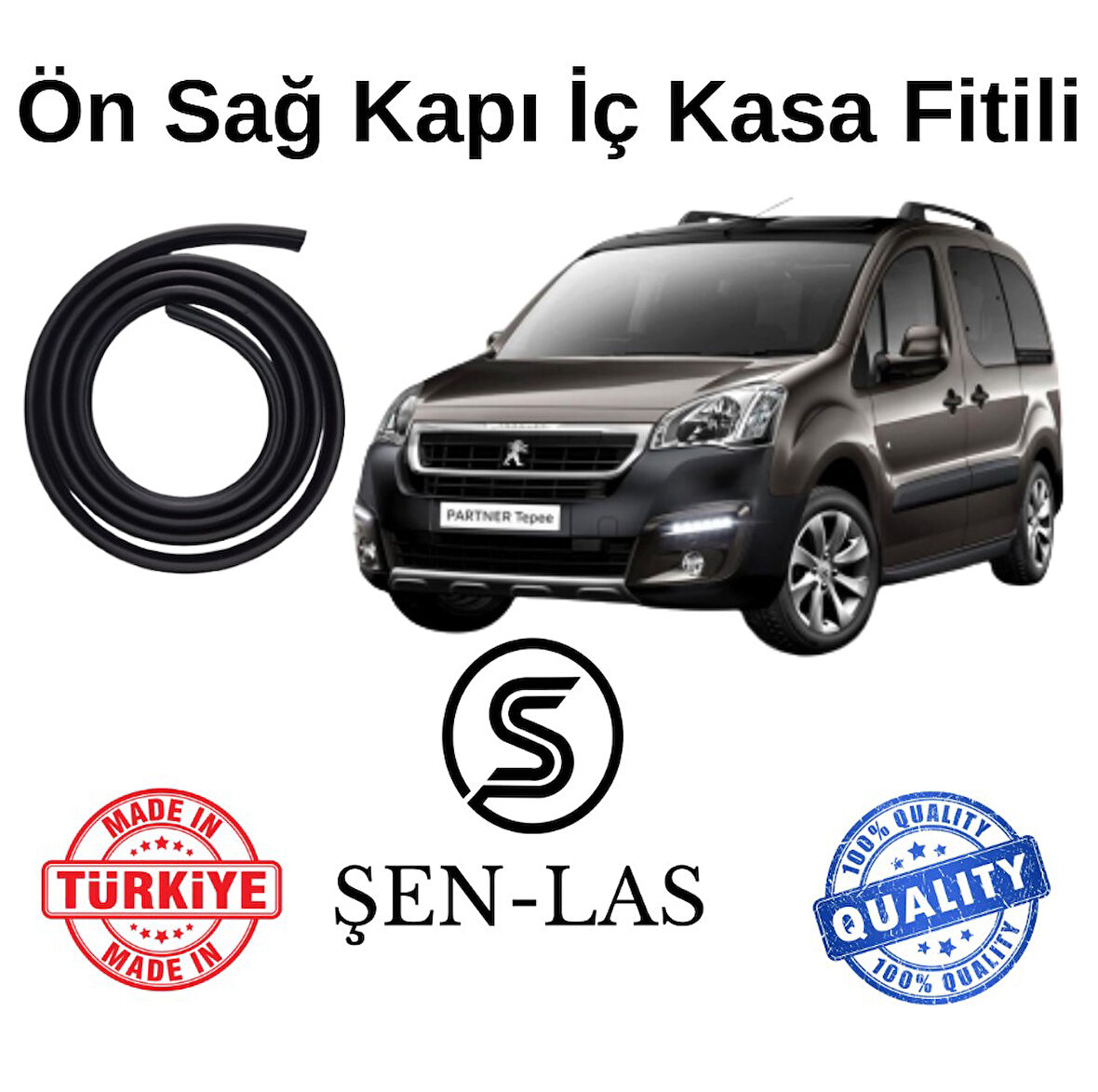 Peugeot Partner Tepee (2009-2018) Şen-Las Sağ Ön Kapı Fitili ŞL39501