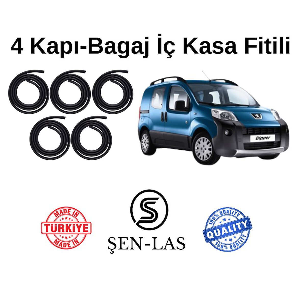 Peugeot Bipper Şen-Las 4 Kapı + Bagaj Fitili ŞL39711