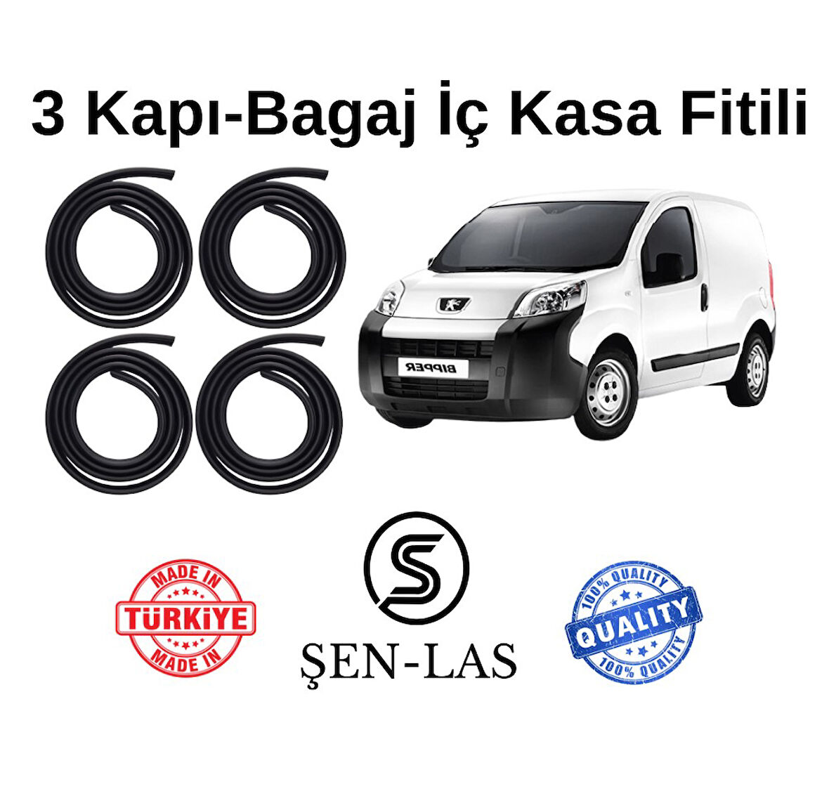 Peugeot Bipper Panelvan Şen-Las 3 Kapı + Bagaj Fitili ŞL39808