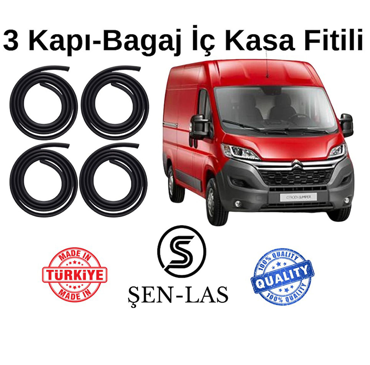 Citroen Jumper Panelvan (2015-2025) Şen-Las 3 Kapı + Bagaj Fitili ŞL40608