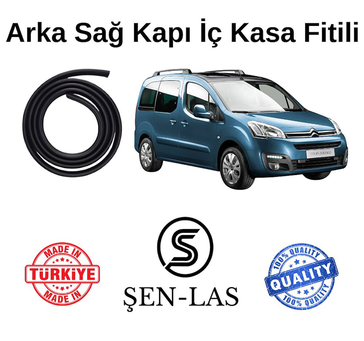 Citroen Berlingo (2008-2018) Şen-Las Sağ Arka Kapı Fitili ŞL40903