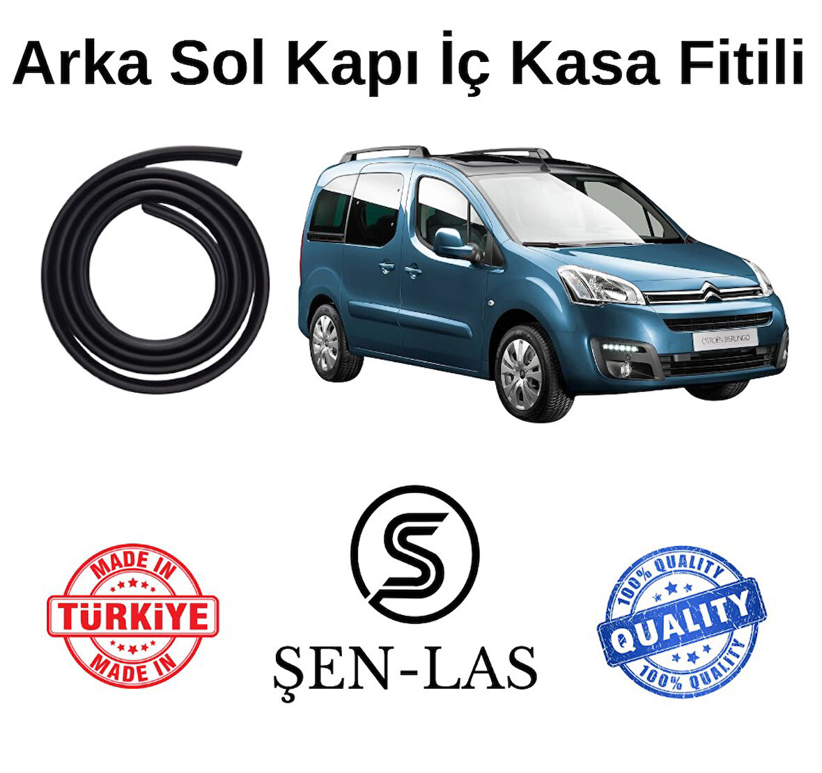 Citroen Berlingo (2008-2018) Şen-Las Sol Arka Kapı Fitili ŞL40904
