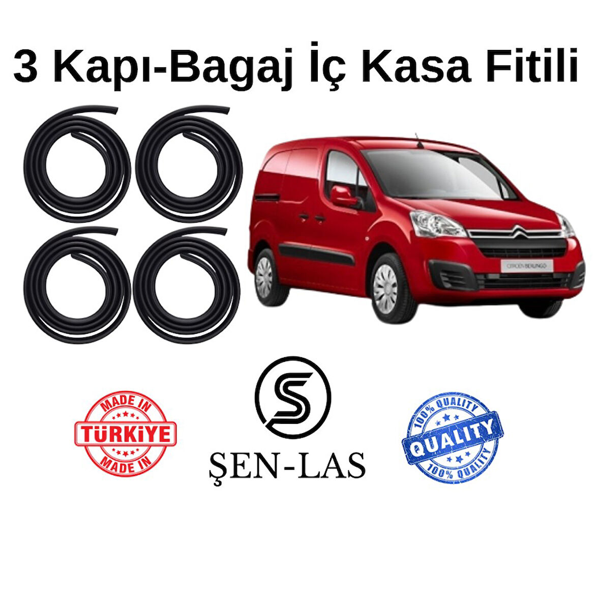 Citroen Berlingo Panelvan (2008-2018) Şen-Las 3 Kapı + Bagaj Fitili ŞL41008
