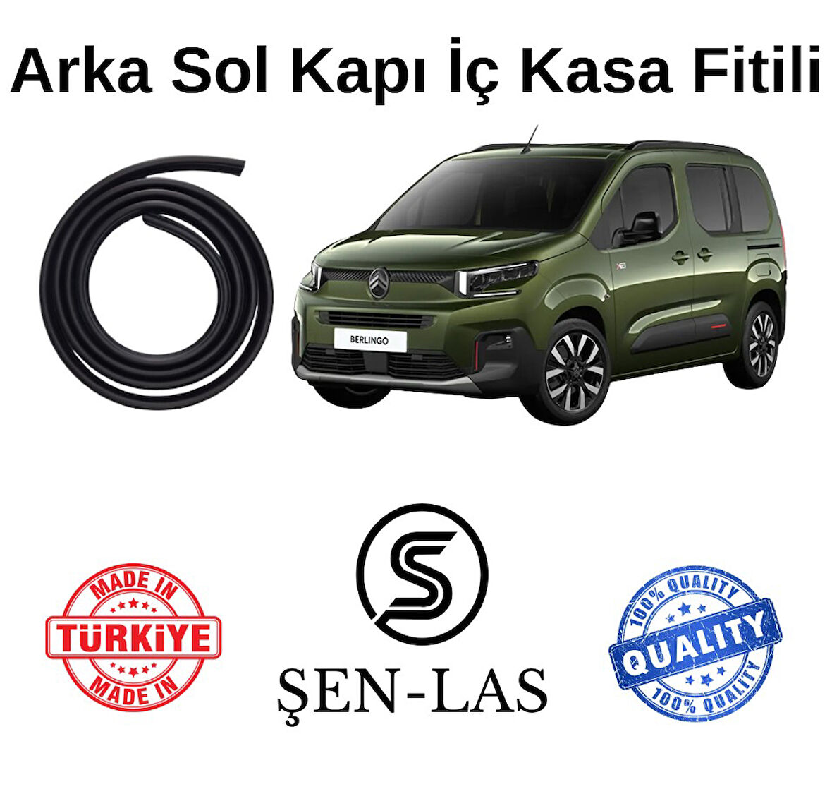 Citroen Berlingo (2019-2025) Şen-Las Sol Arka Kapı Fitili ŞL41104