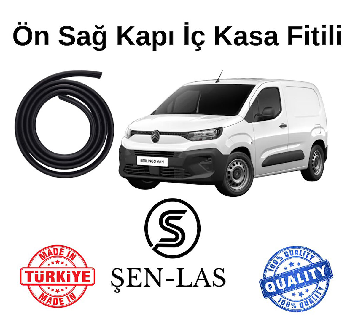 Citroen Berlingo Panelvan (2019-2025) Şen-Las Sağ Ön Kapı Fitili ŞL41201