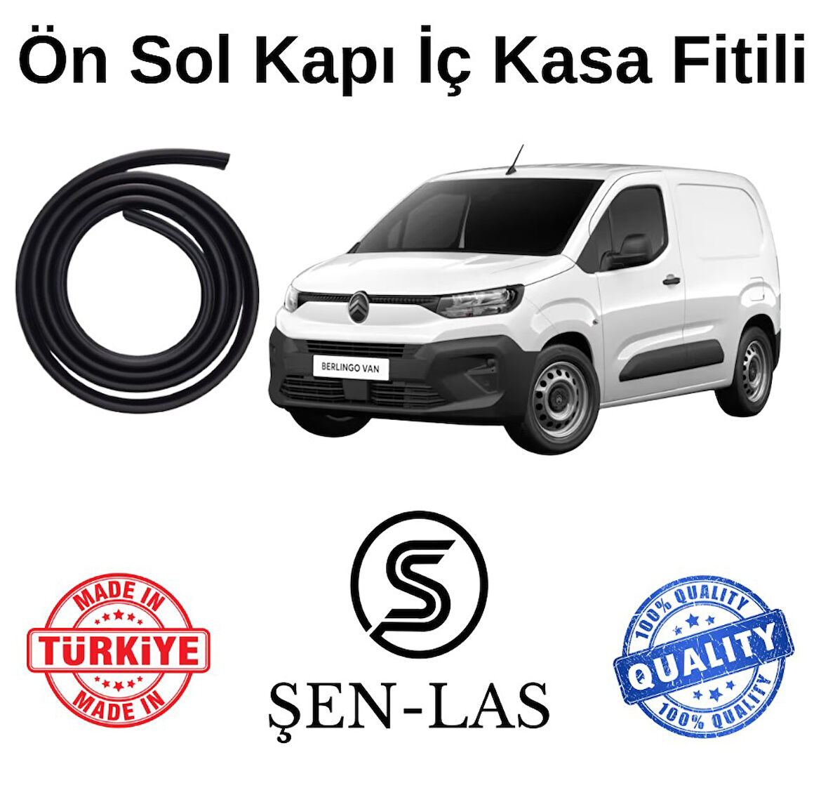 Citroen Berlingo Panelvan (2019-2025) Şen-Las Sol Ön Kapı Fitili ŞL41202