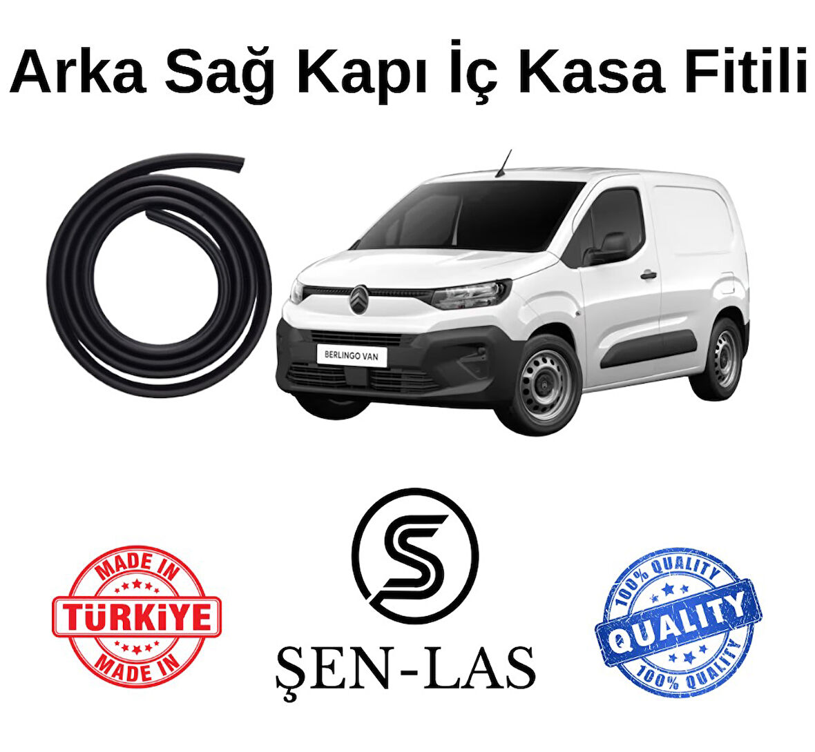 Citroen Berlingo Panelvan (2019-2025) Şen-Las Sağ Arka Kapı Fitili ŞL41203