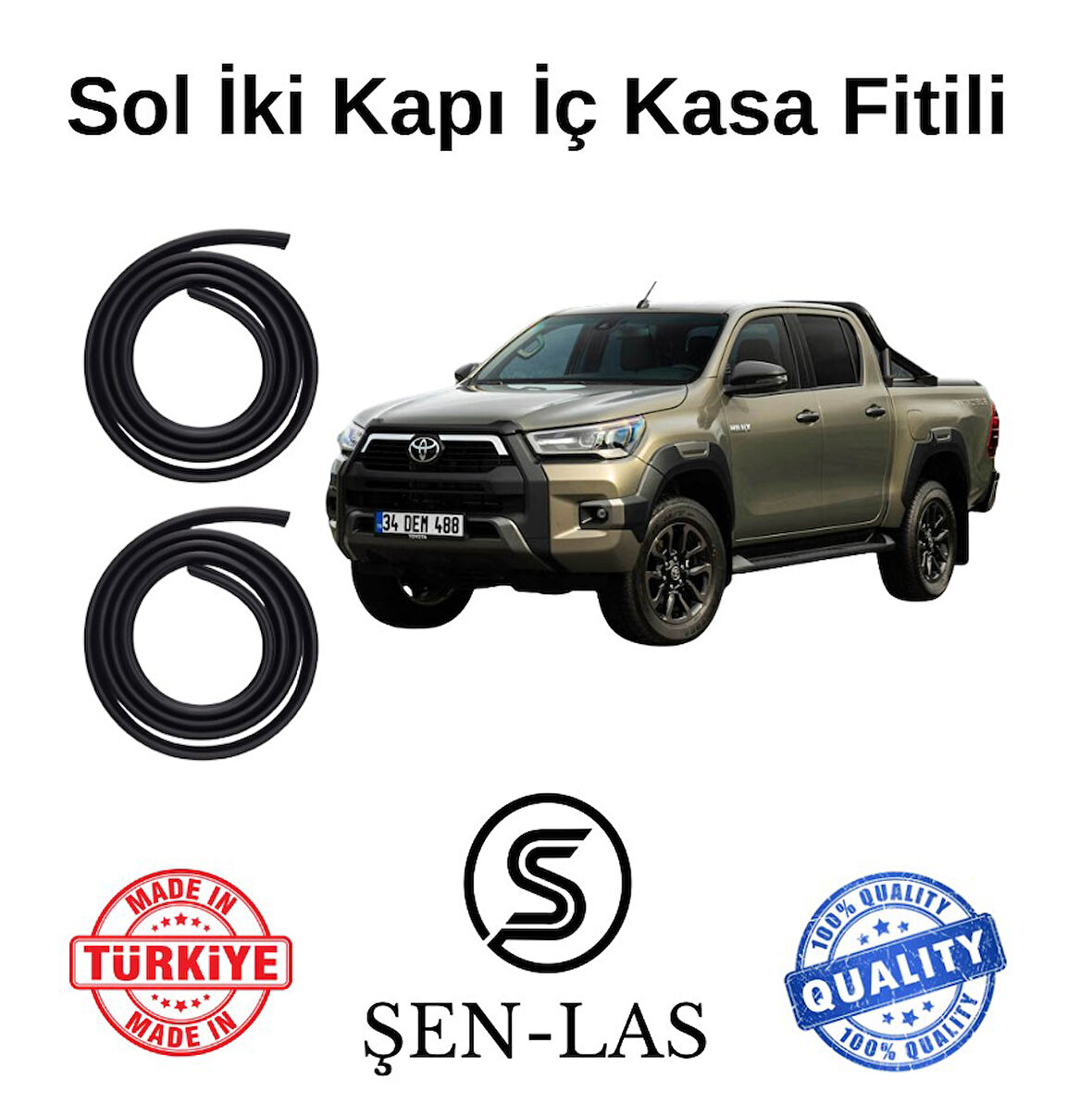 Toyota Hilux (2016-2025) Şen-Las Sol Ön ve Arka Fitili ŞL42207