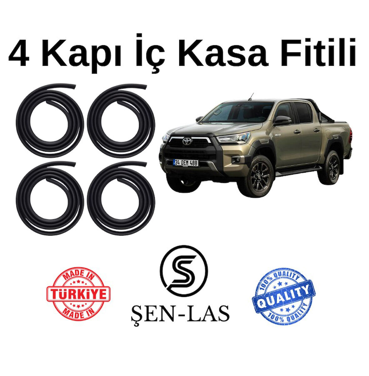 Toyota Hilux (2016-2025) Şen-Las 4 Kapı Fitili ŞL42209