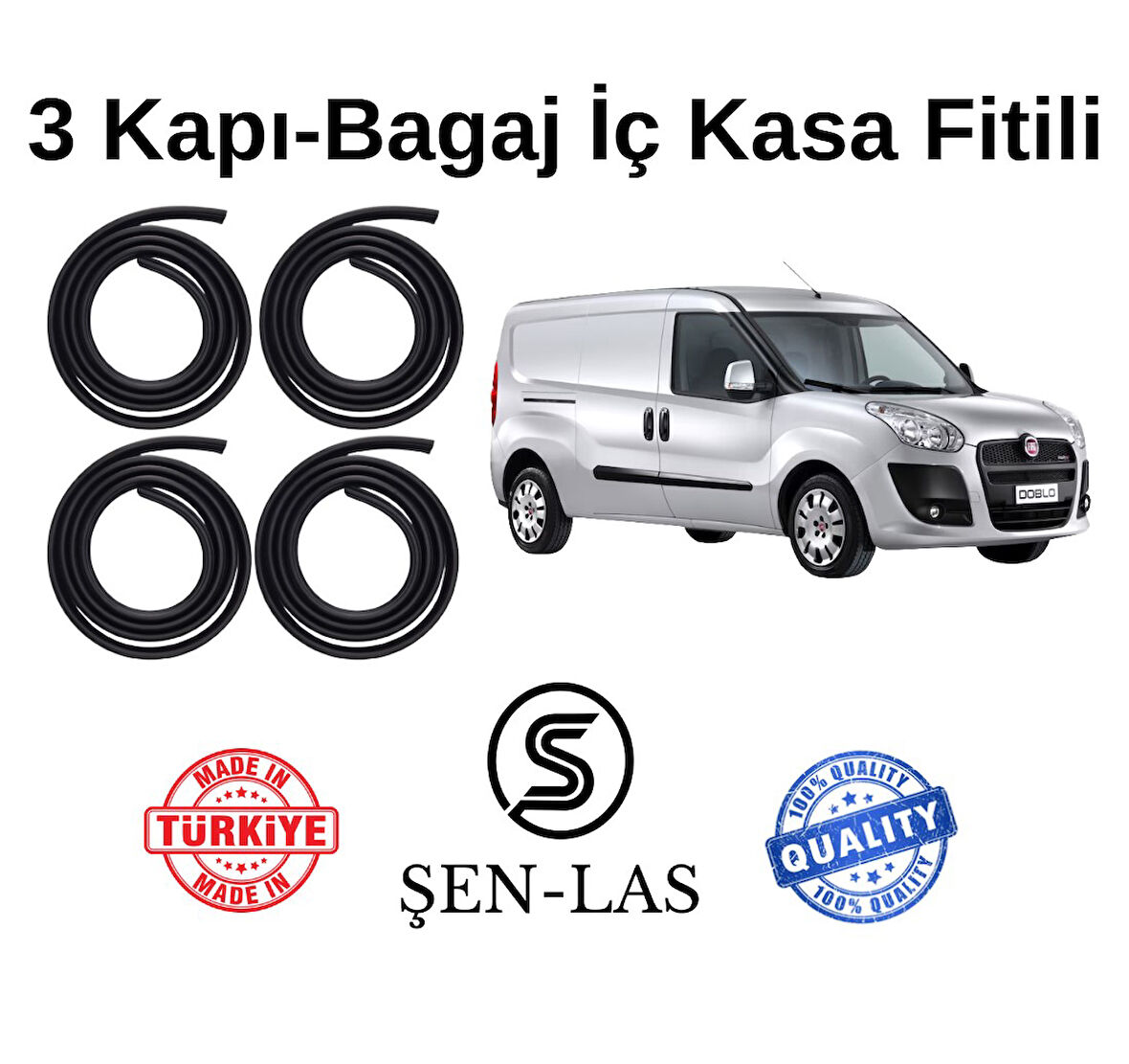 Fiat Doblo Panelvan (2010-2015) Şen-Las 3 Kapı + Bagaj Fitili ŞL43308