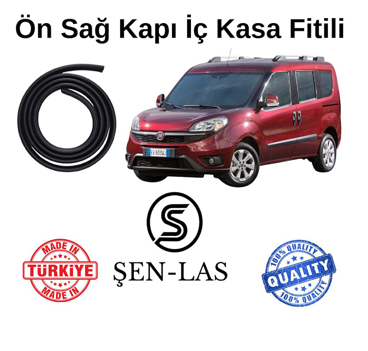Fiat Doblo (2015-2022) Şen-Las Sağ Ön Kapı Fitili ŞL43401