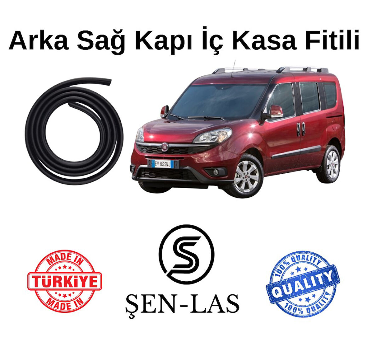 Fiat Doblo (2015-2022) Şen-Las Sağ Arka Kapı Fitili ŞL43403