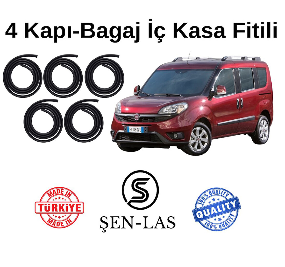 Fiat Doblo (2015-2022) Şen-Las 4 Kapı + Bagaj Fitili ŞL43411