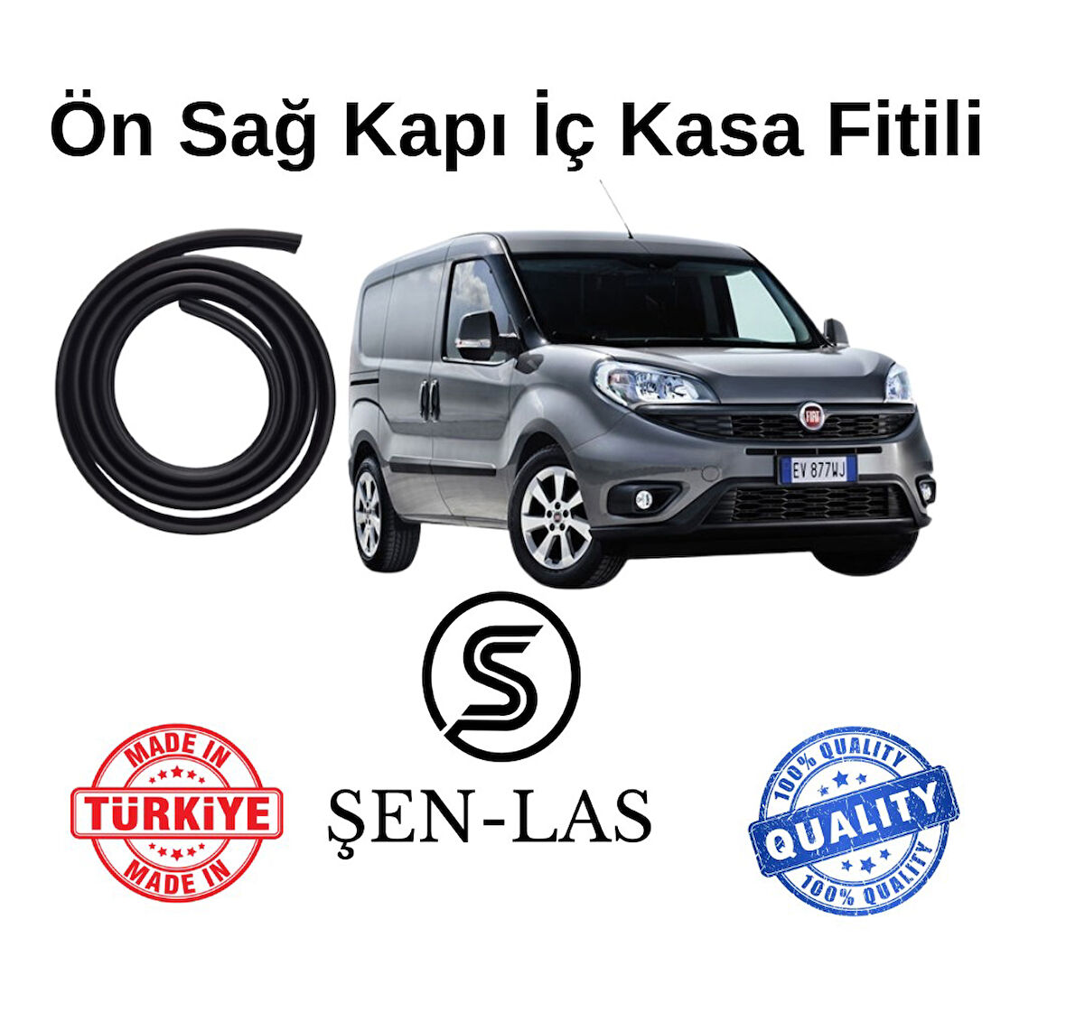 Fiat Doblo Panelvan (2015-2022) Şen-Las Sağ Ön Kapı Fitili ŞL43501