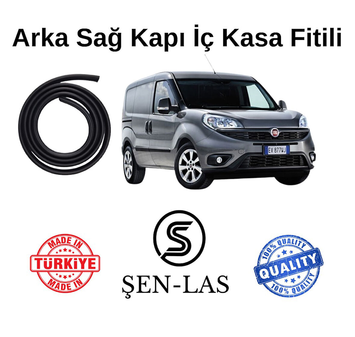 Fiat Doblo Panelvan (2015-2022) Şen-Las Sağ Arka Kapı Fitili ŞL43503