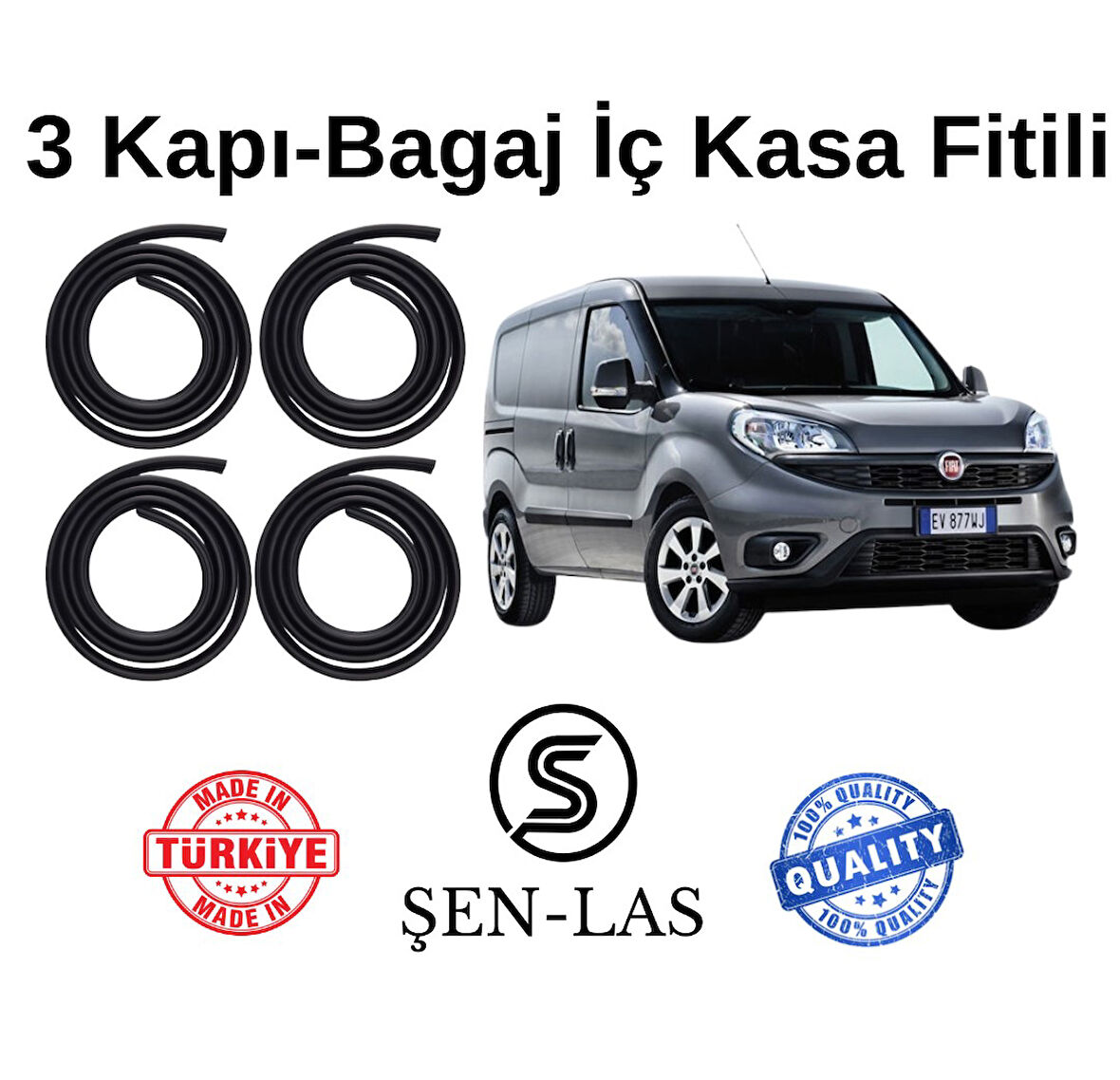 Fiat Doblo Panelvan (2015-2022) Şen-Las 3 Kapı + Bagaj Fitili ŞL43508