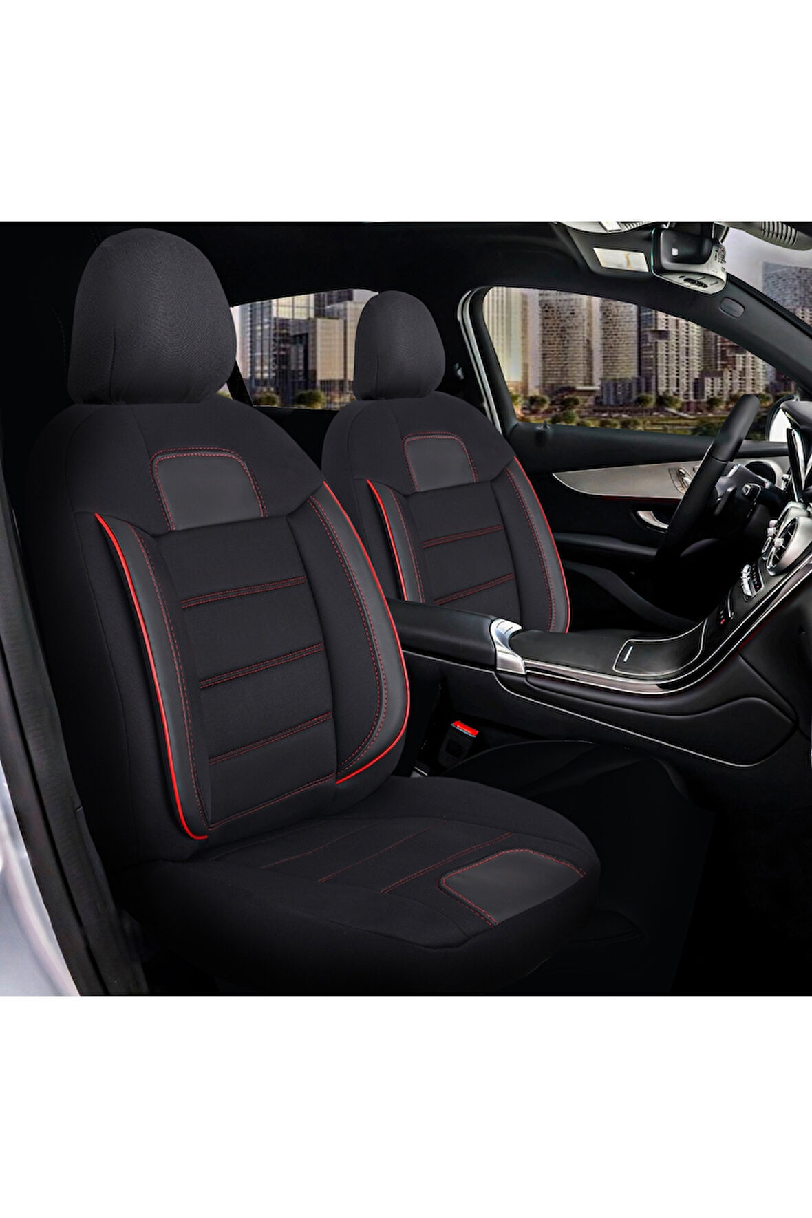 Fiat Linea Araçlara Uyumlu Tam Takım Basic K Model Oto Koltuk Kılıfı Seti