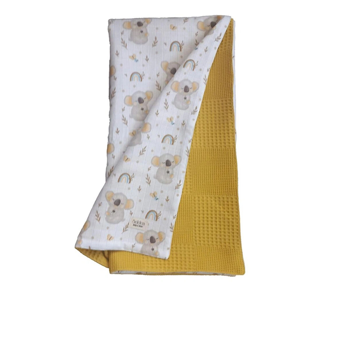 ÇİFT KATLI PAMUKLU BEBEK PİKESİ MÜSLİN BEBEK BATTANİYESİ ÇOK AMAÇLI MÜSLİN ÖRTÜ 100X100 CM
