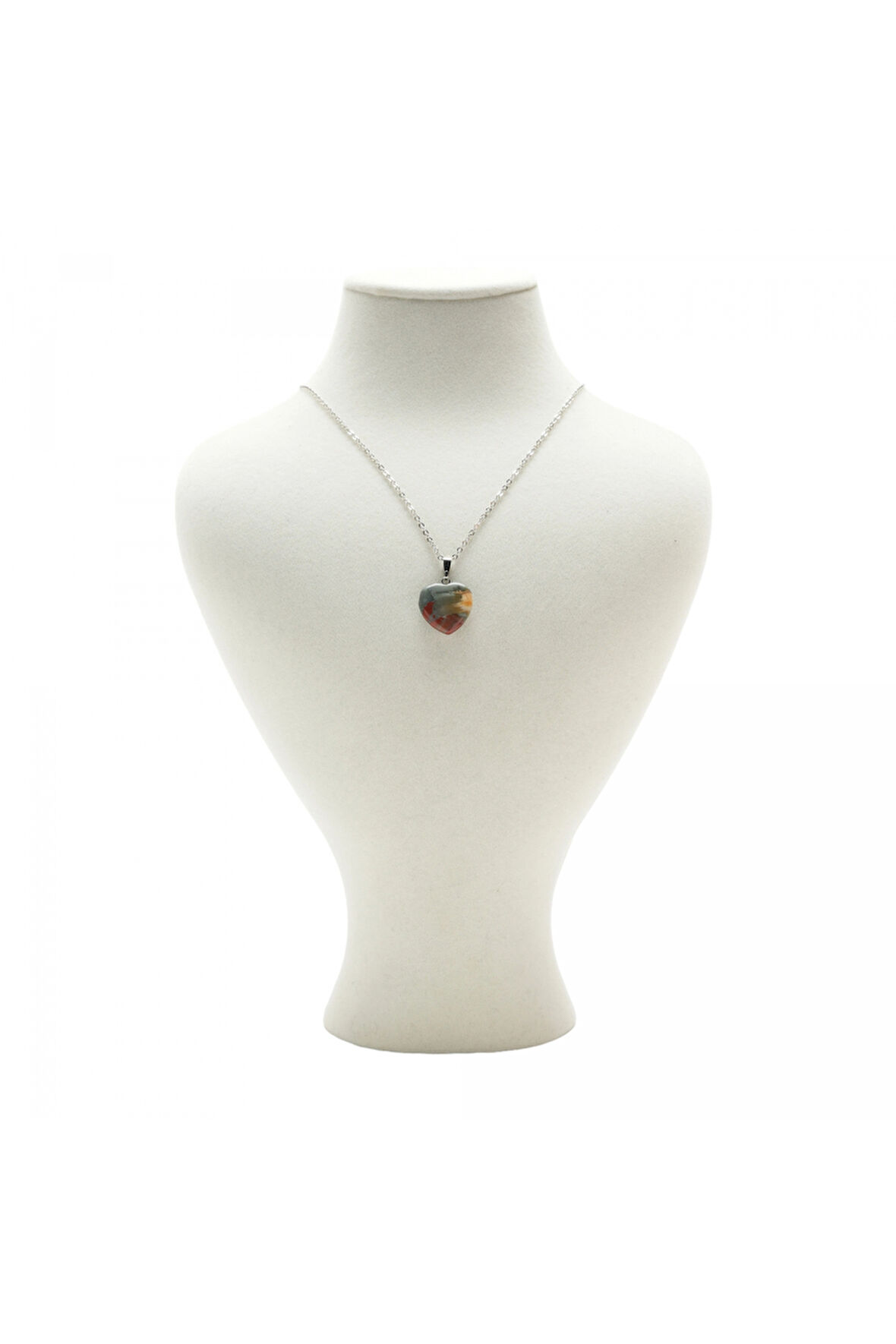 Kan Taşı Doğaltaş Kolye