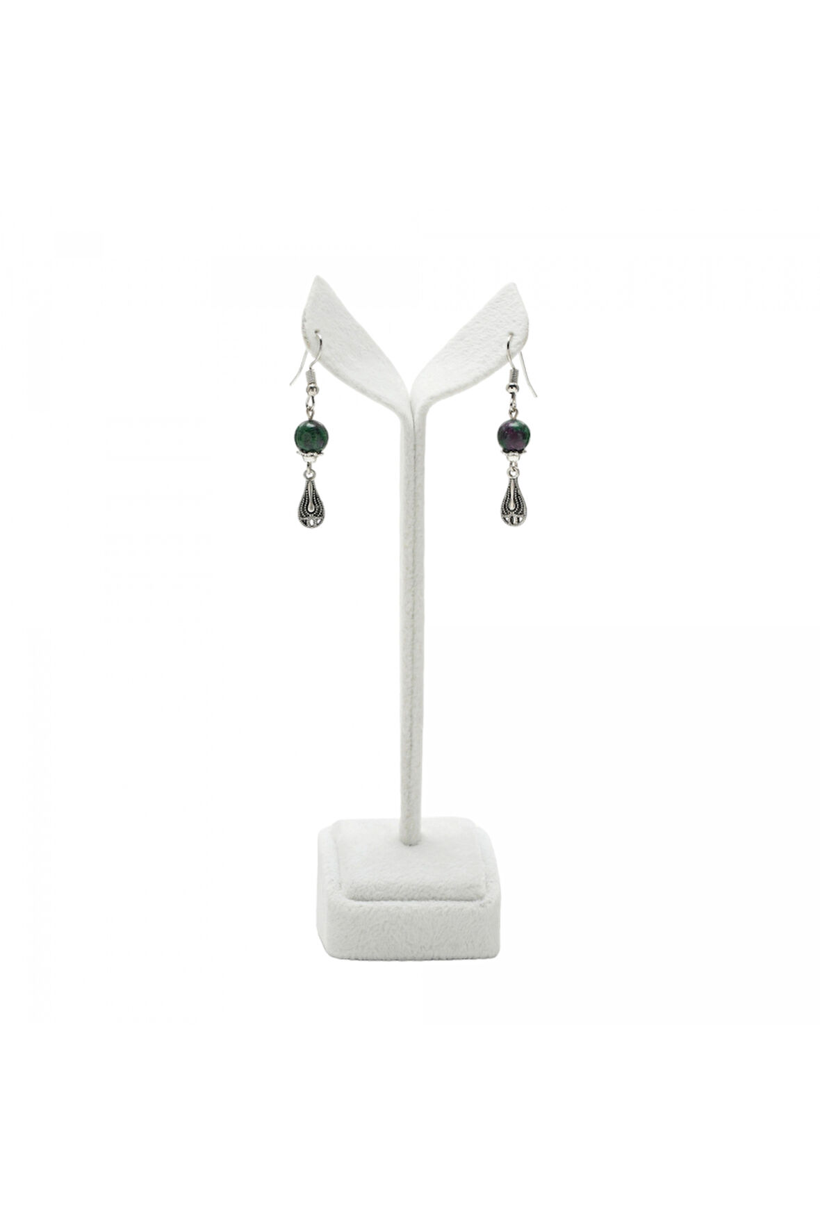 Anyolit Doğaltaş Kolye ve Küpe