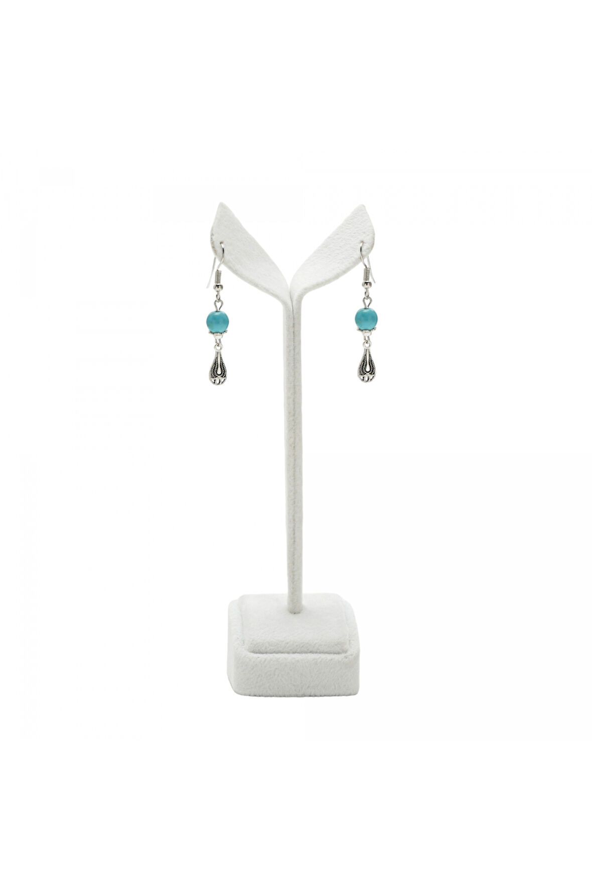 Turkuaz Doğaltaş Kolye ve Küpe