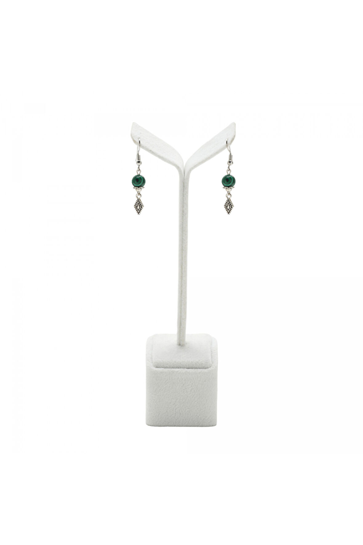 Malahit Doğaltaş Kolye ve Küpe