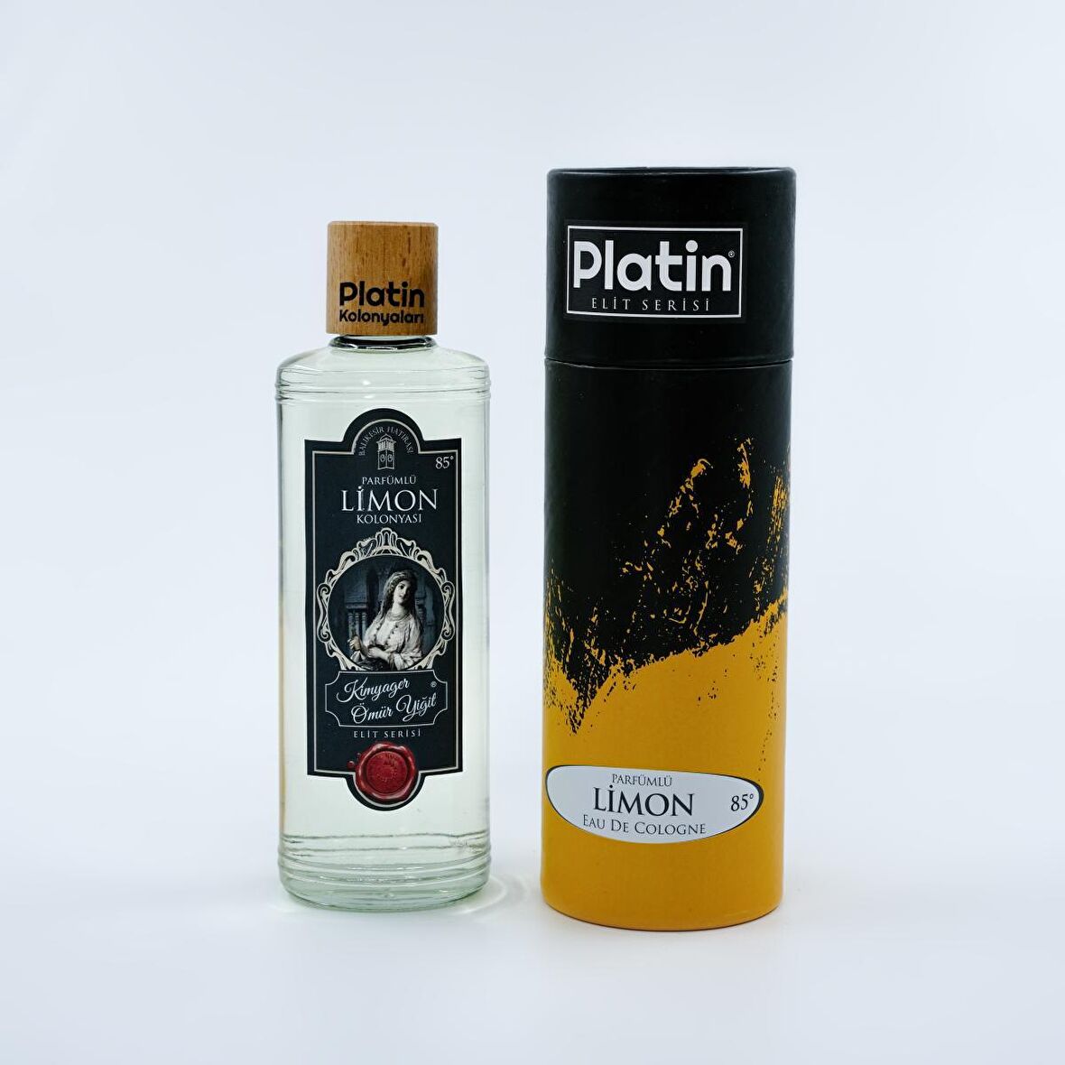 Platin Limon Kolonyası 85 Derece Cam Şişe 250 ml