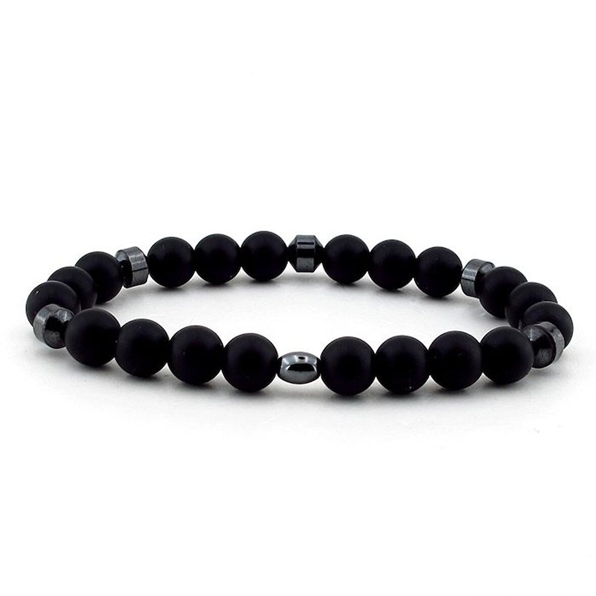 DOĞAL MAT ONİKS TAŞINDAN ERKEK BİLEKLİK B572