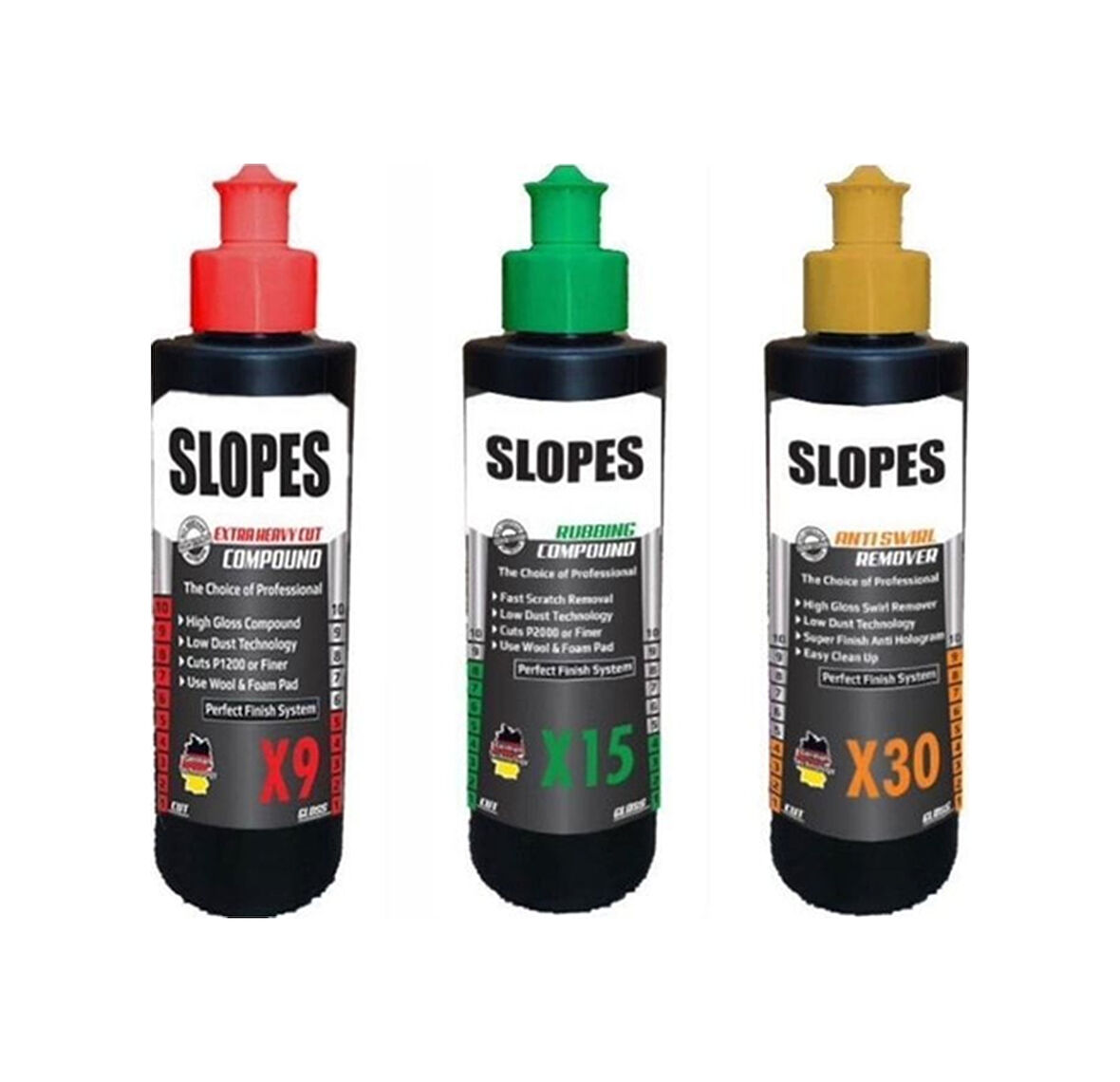 Slopes X9 Extra Kalın X15 İnce Pasta X30 Hare Giderici Seti 250 ml