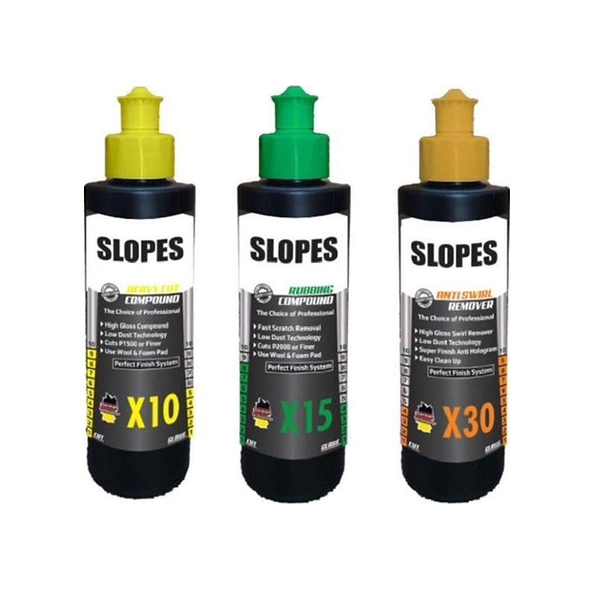 Slopes X10 Kalın X15 İnce Pasta X30 Hare Giderici Seti 1 LT