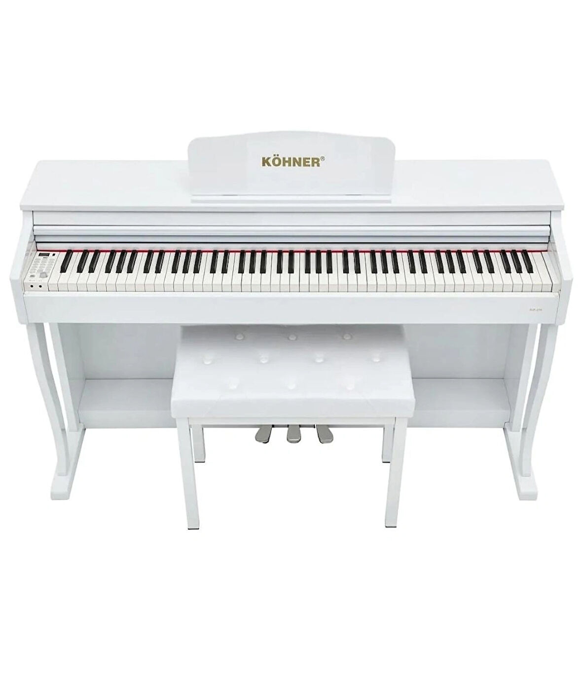 SLP-275 WH Dijital Konsol Piyano, Bluetooth, Tuş Hassasiyeti, 88 Tuşlu, Kapaklı (Tabure ve Kulaklık Hediye!)