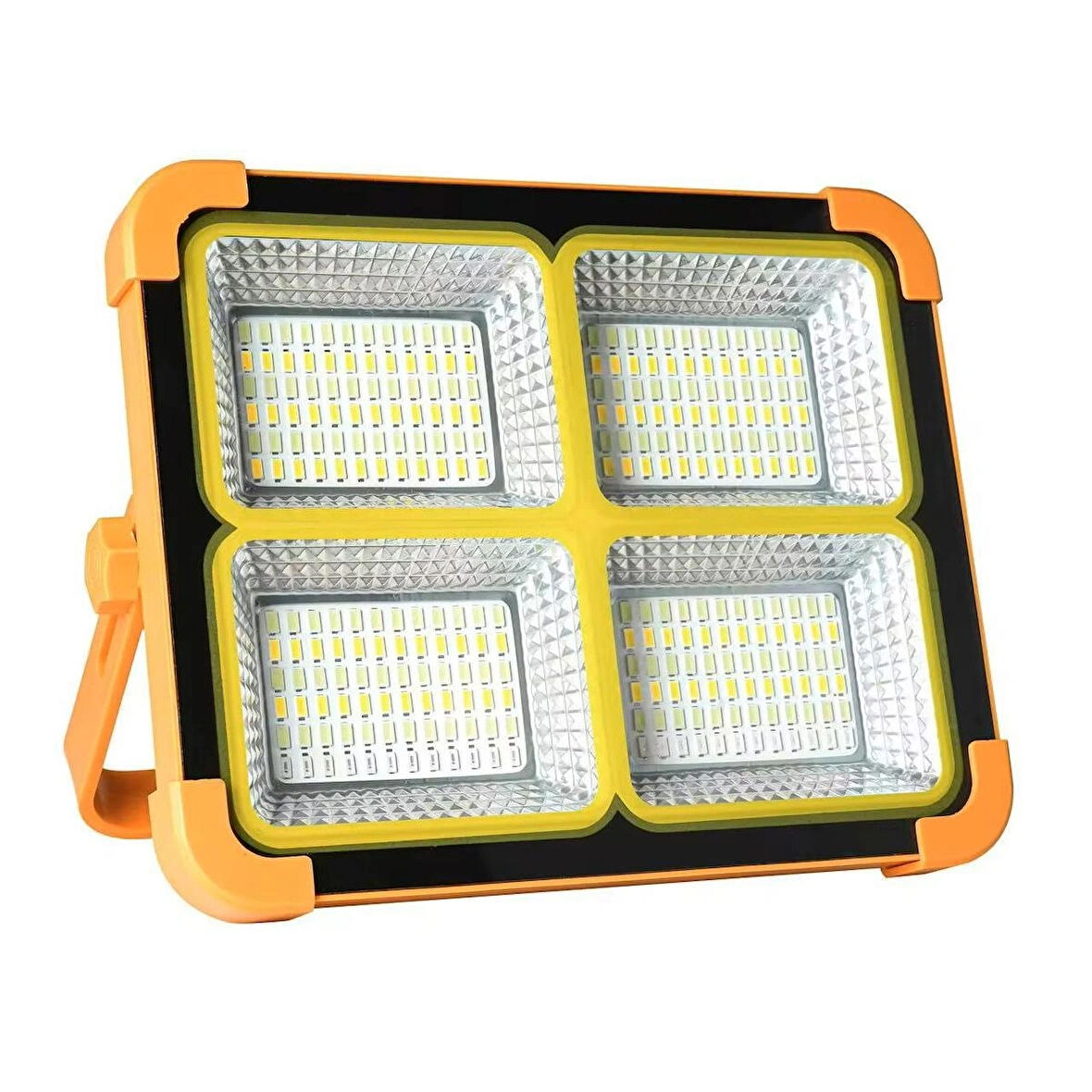 3D Printer Sepeti 200W Solar Güneş Enerjili LED Projektör – Taşınabilir, Powerbank Özellikli, 5 Modlu Aydınlatma