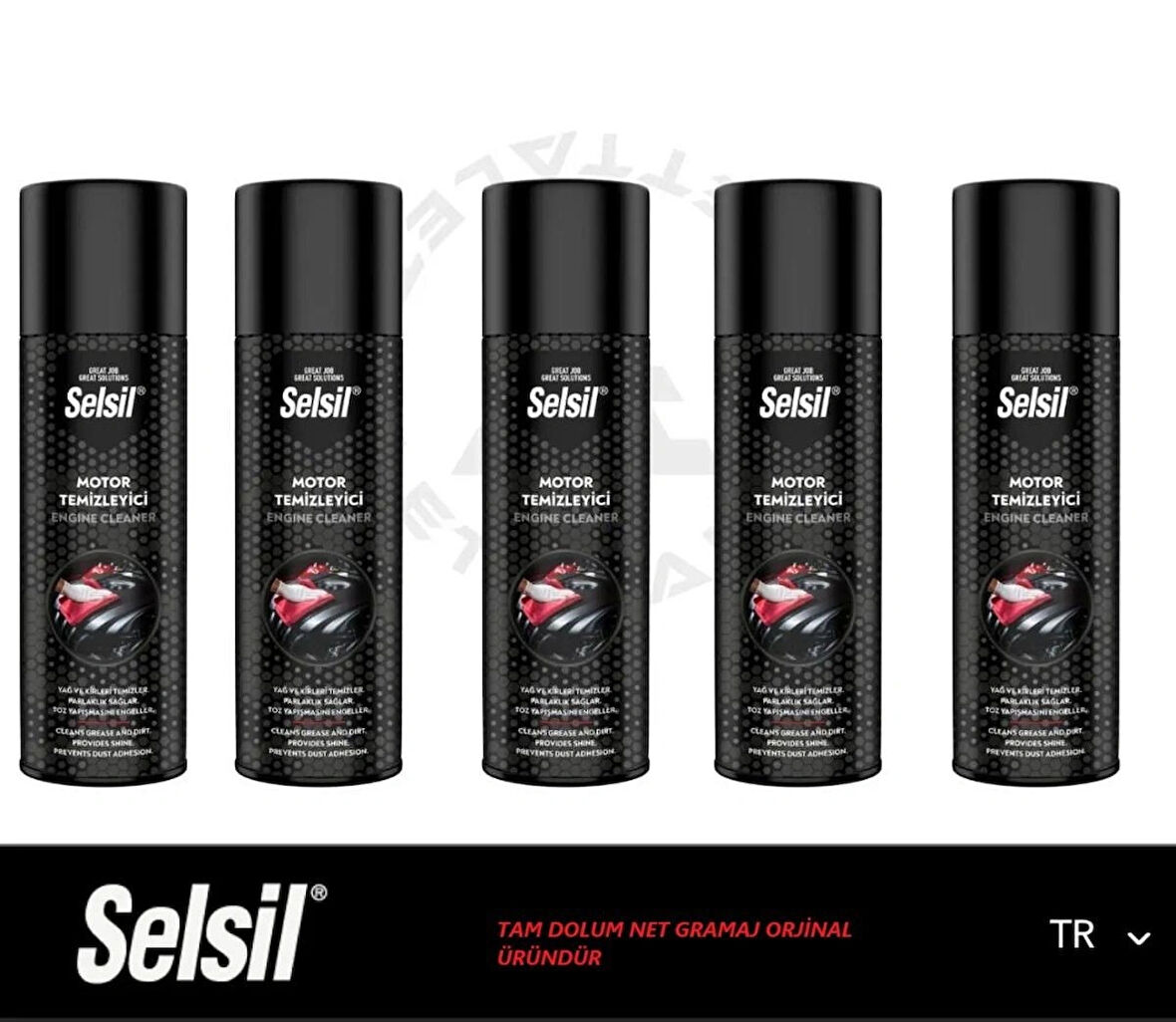 Selsil Motor Temizleme Spreyi 500 ML (5 ADET)