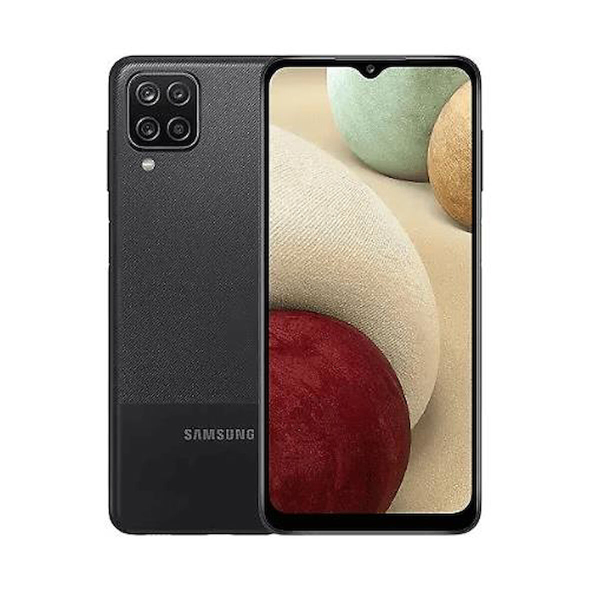 Yenilenmiş SAMSUNG GALAXY A12 128GB -B Kalite- Siyah