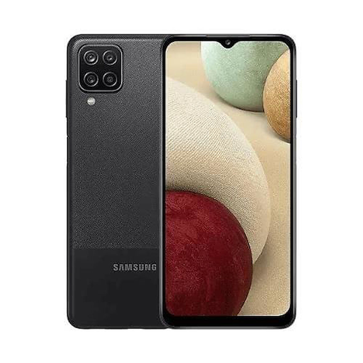 Yenilenmiş SAMSUNG GALAXY A12 128GB -A Kalite- Siyah