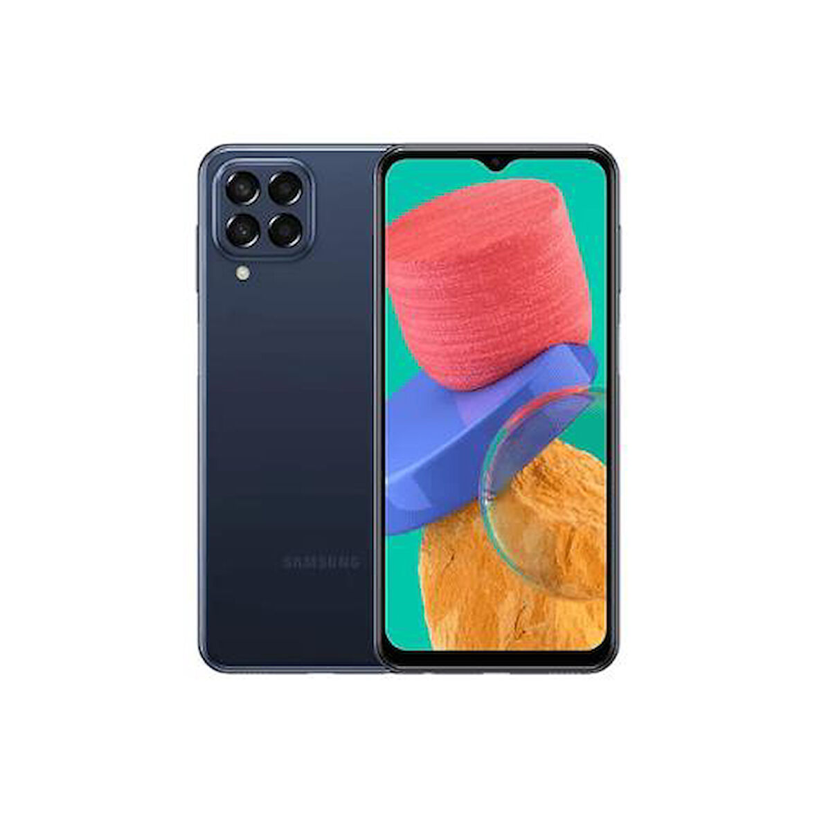 Yenilenmiş SAMSUNG GALAXY M33 128GB -A Kalite- Mavi