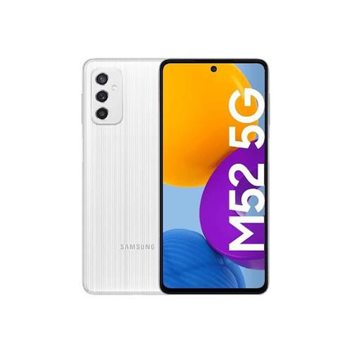 Yenilenmiş SAMSUNG GALAXY M52 128GB -C Kalite- Beyaz