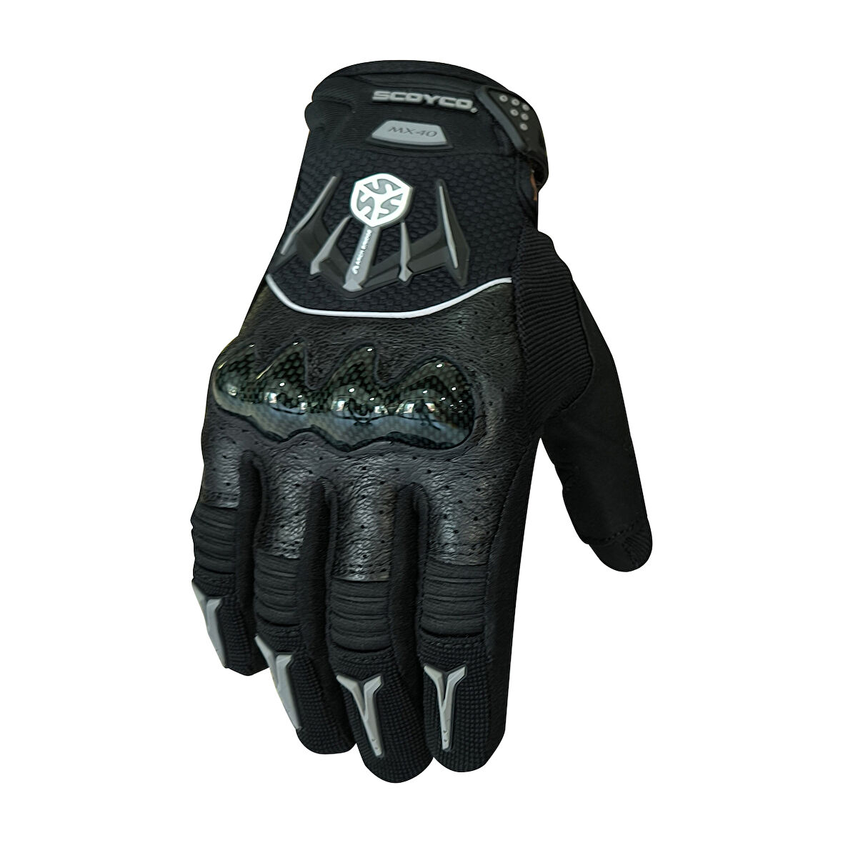Scoyco MX40 Yazlık Motosiklet Eldiveni Siyah