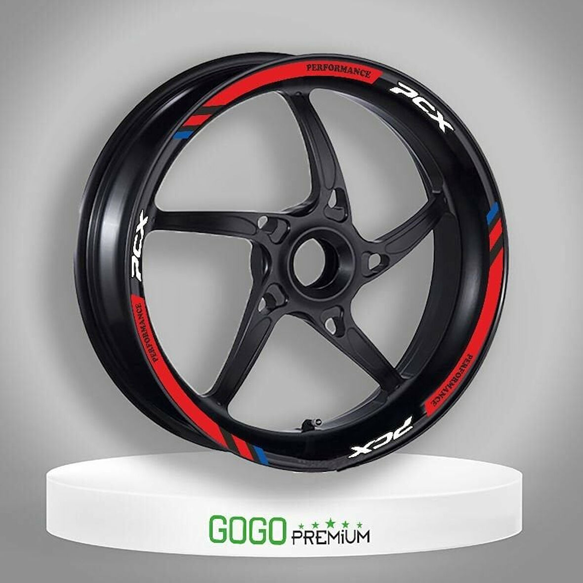 Gogo Jant Şeridi MPower Kırmızı 046 - Honda PCX