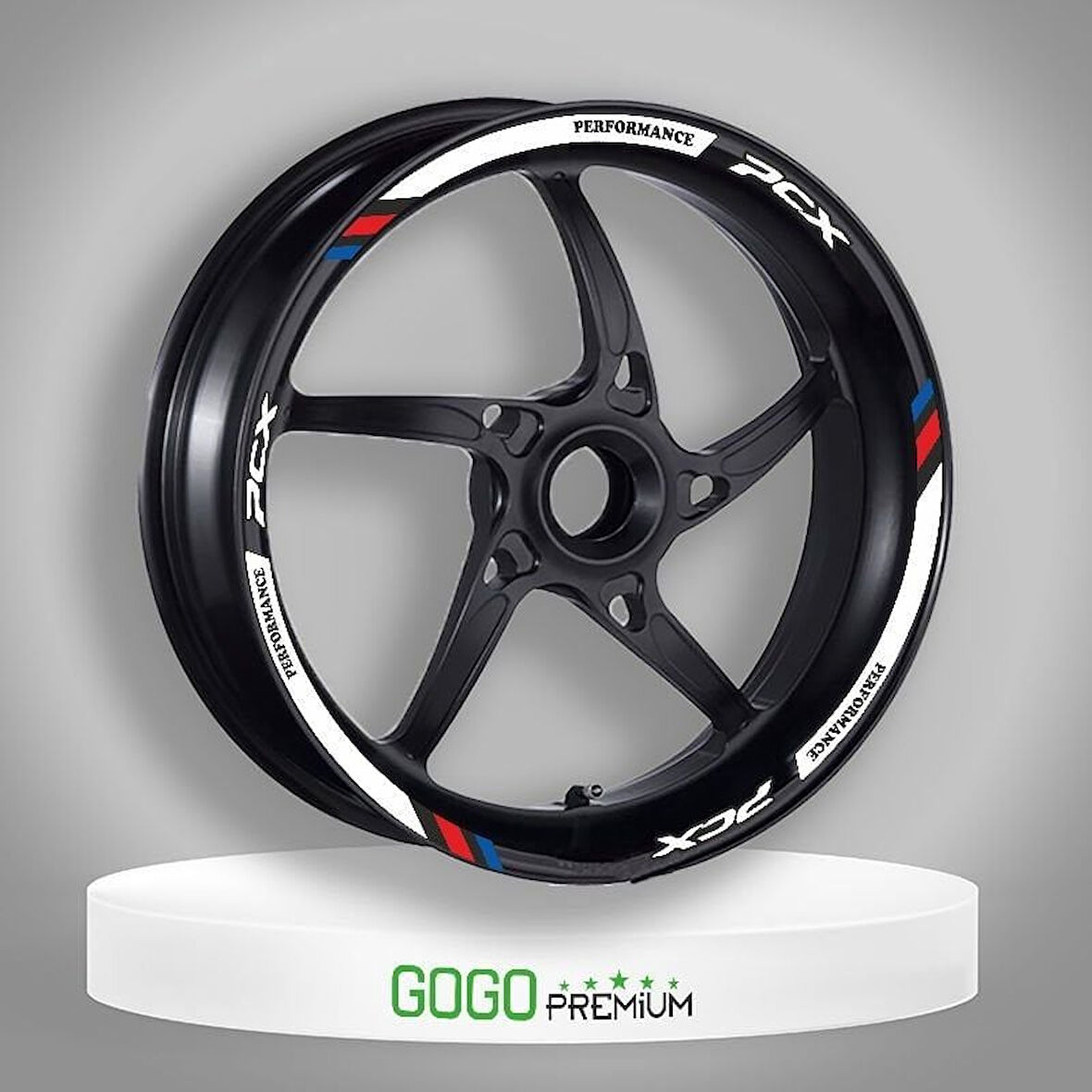 Gogo Jant Şeridi MPower Beyaz 043 - Honda PCX