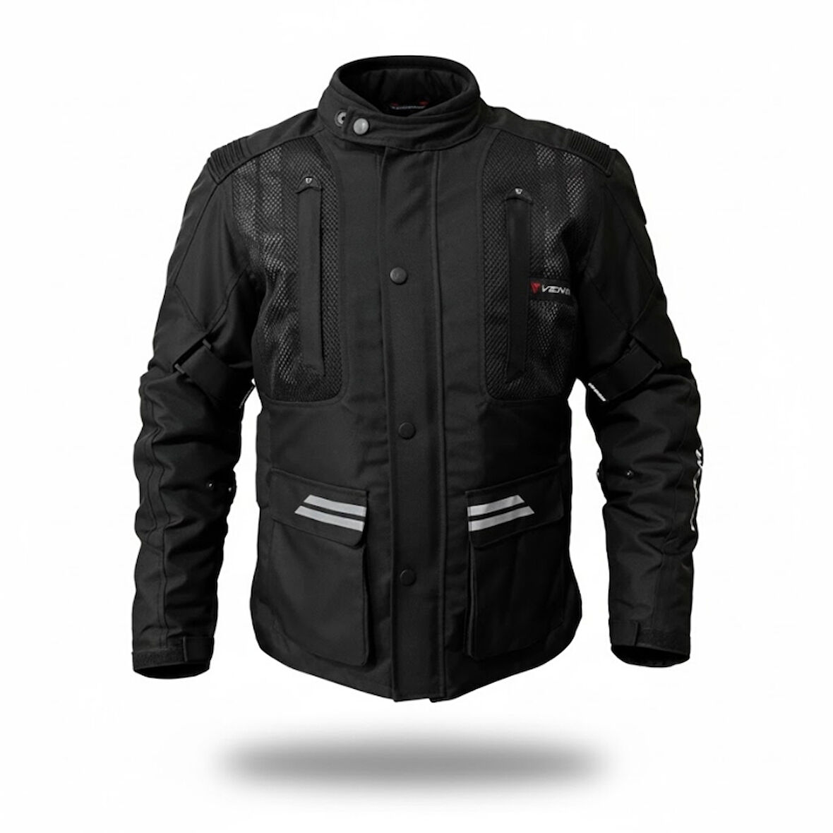 Venom Tourex 4 Mevsim Motosiklet Montu Siyah