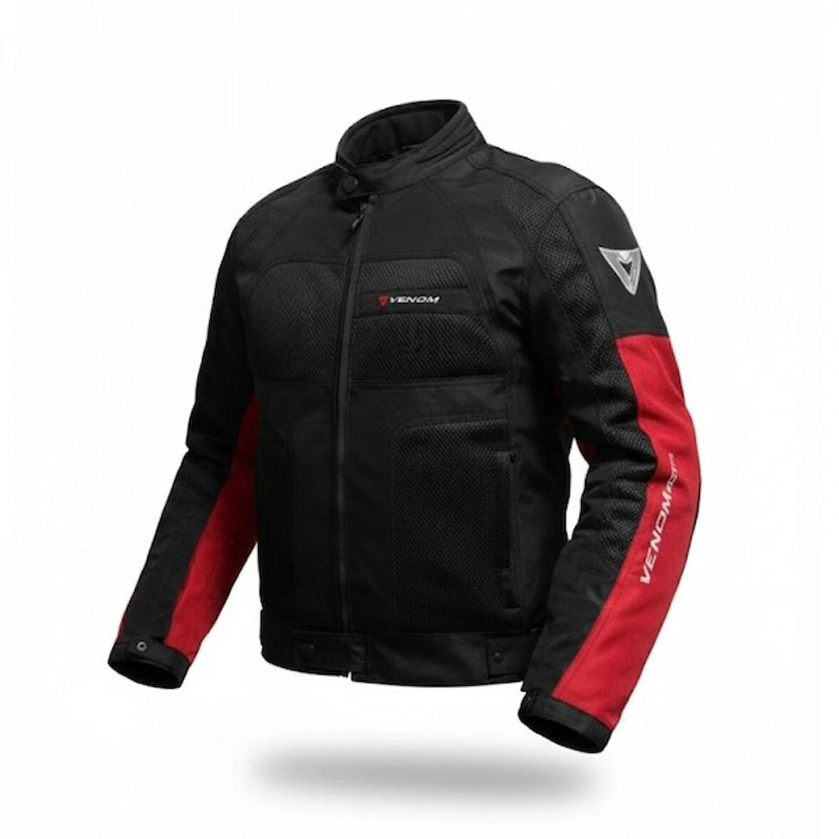 Venom Dynamic V2 4 Mevsim Motosiklet Montu Kırmızı Siyah