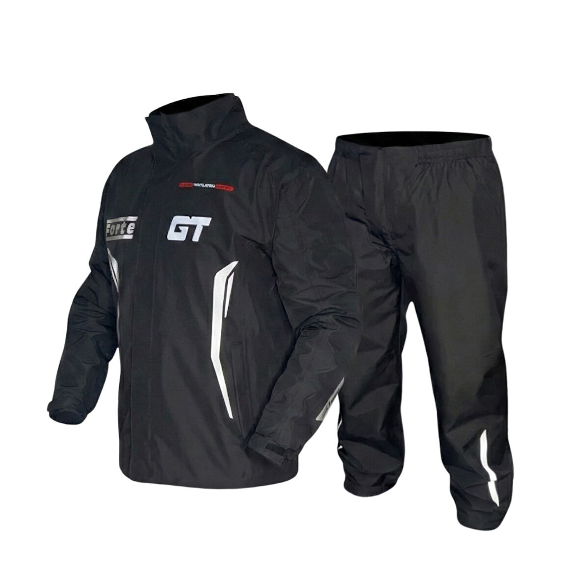 Forte GT Premium Yağmurluk Takımı Siyah