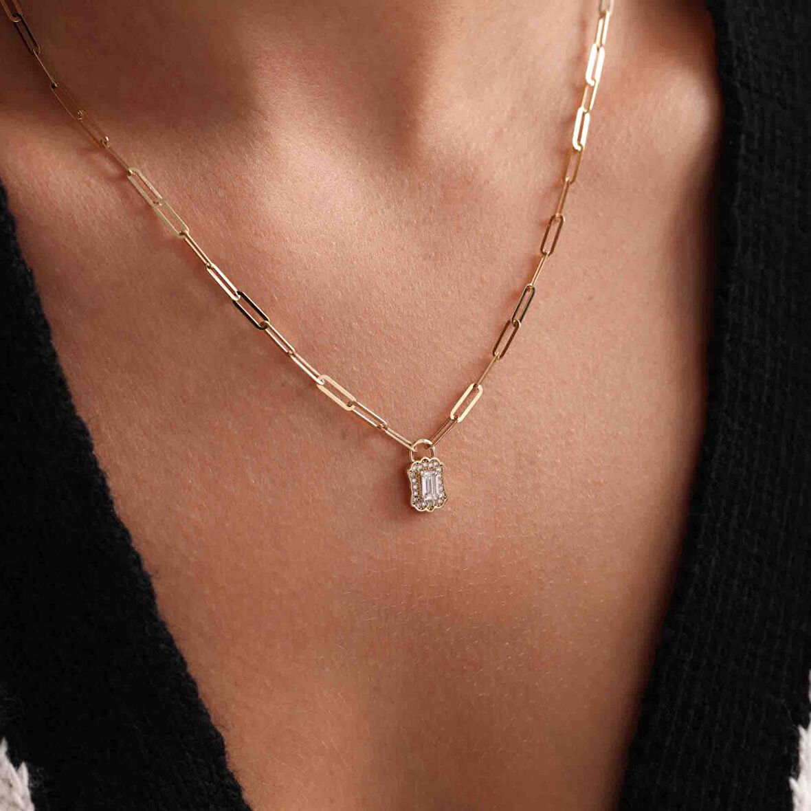 45+3 Cm Altın Ataç Baget Zincir