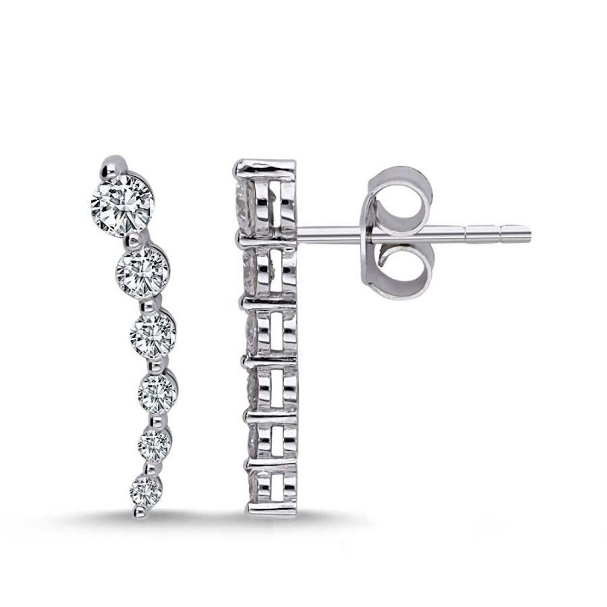 0.48 Karat Pırlanta Trend Küpe