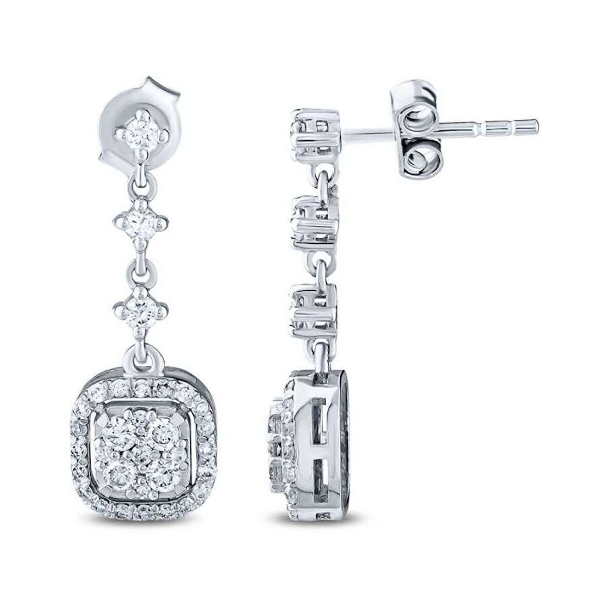 0.55 Karat Pırlanta Trend Küpe