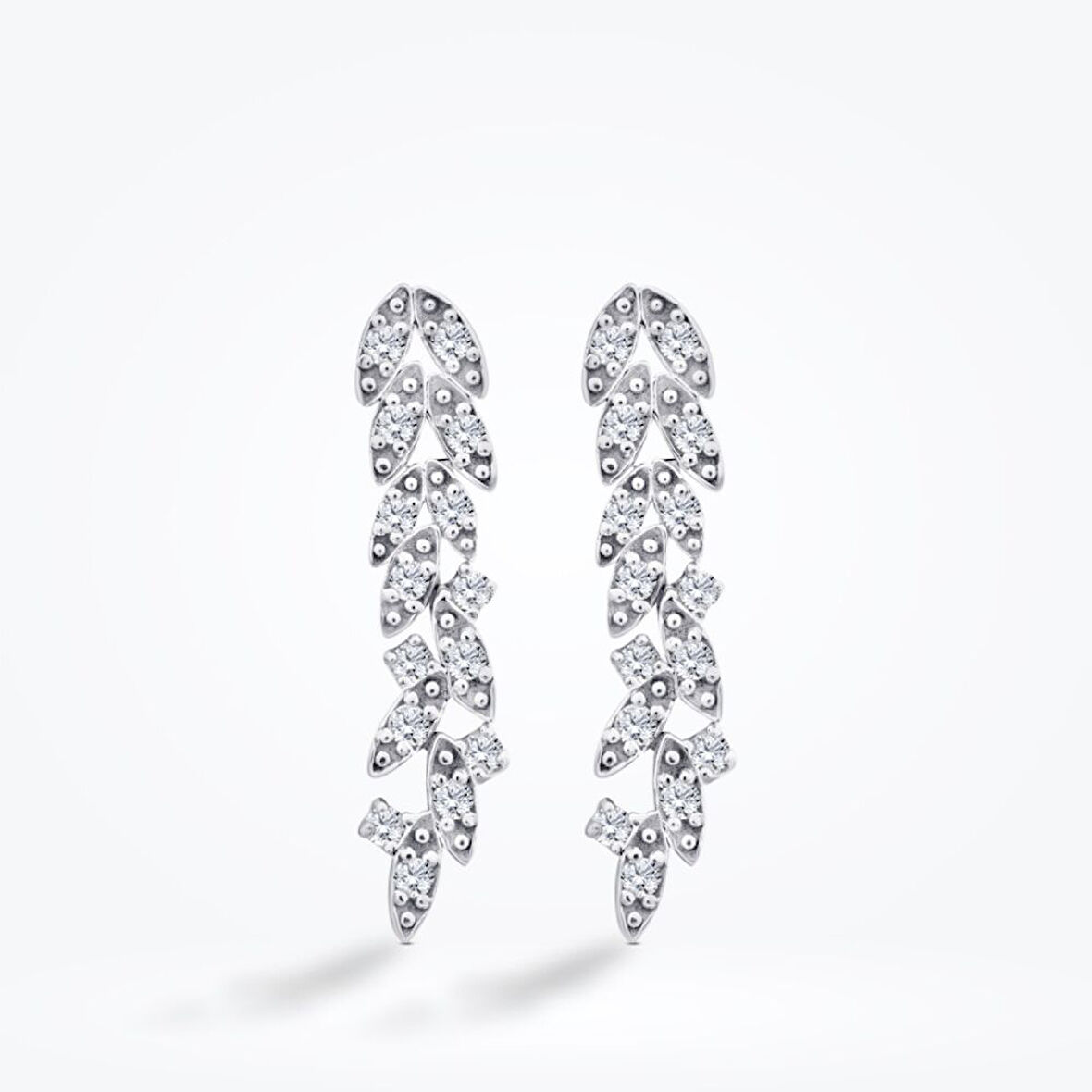 0.30 Karat Pırlanta Küpe