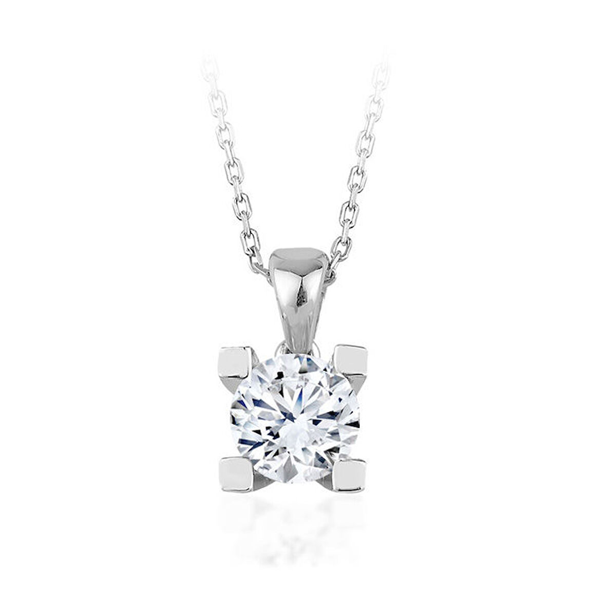 0.23 ct. Pırlanta Tektaş Kolye