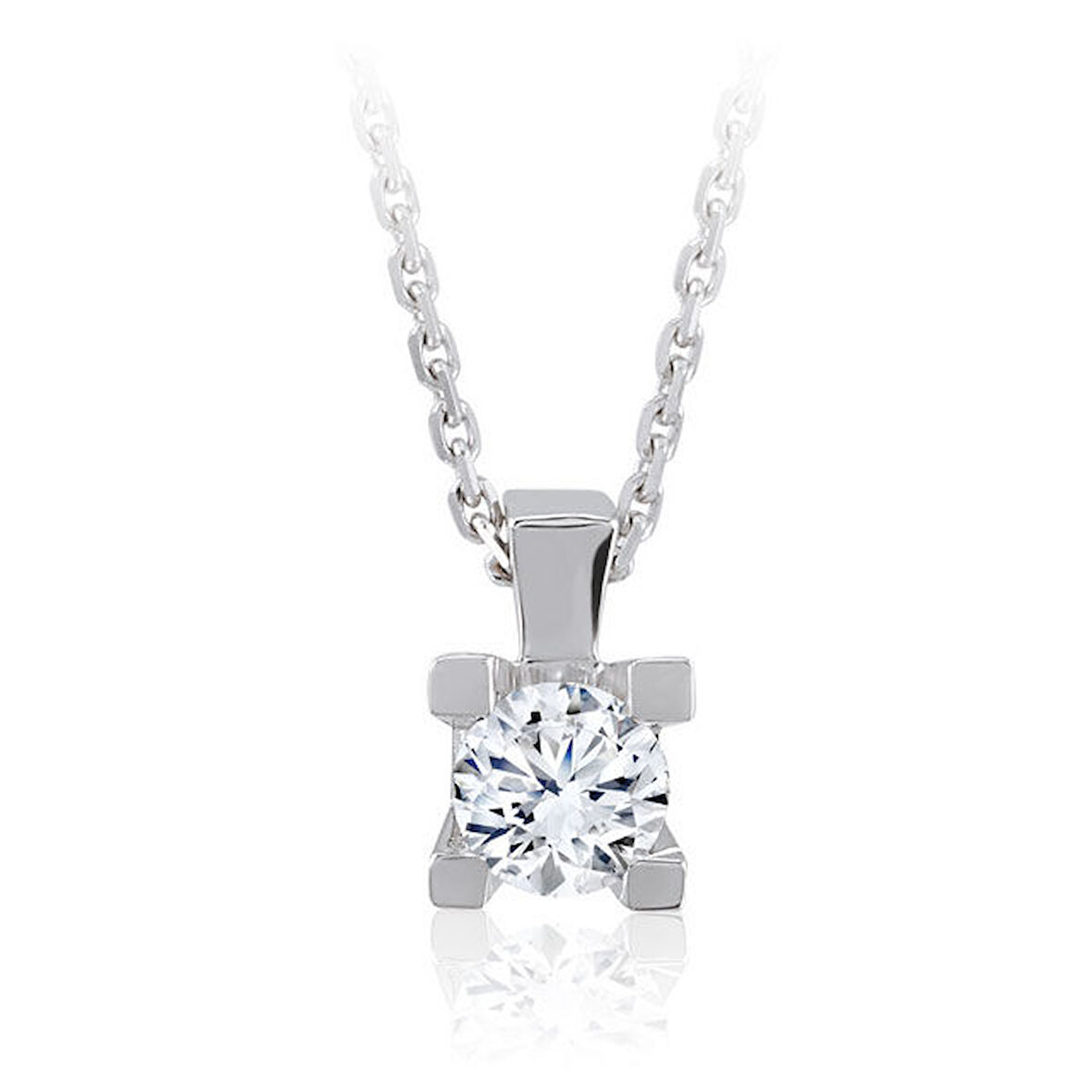 0.50 ct. Pırlanta Tektaş Kolye